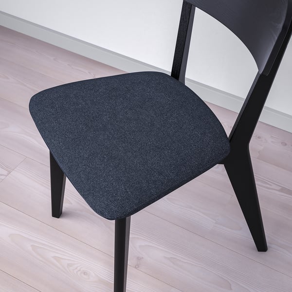LISABO Chaise, noir/Tallmyra noir/gris