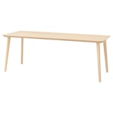 LISABO Table, frêne plaqué, 78 3/4x30 3/4 "