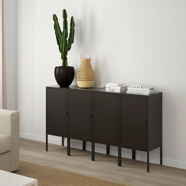 LIXHULT Rangement, anthracite, 55 1/8x13 3/4x32 1/4 "