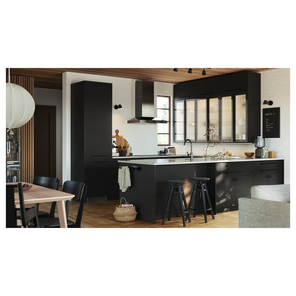LOCKEBO Comptoir sur mesure, gris eff pierre/composite en fibres de verre, 3/4 "