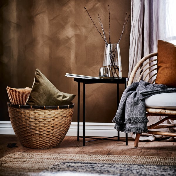 LÖVRÄFSA Panier, bambou, 19 ¾x12 ½ "