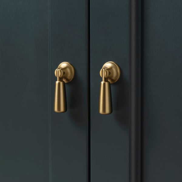 LOMMARP Armoire, bleu-vert foncé, 40 1/8x39 3/4 "