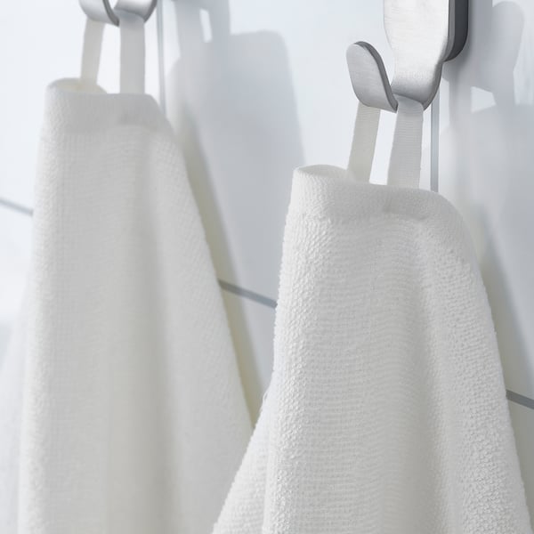 LUDDVIAL Serviette de bain, blanc, 22x47 "
