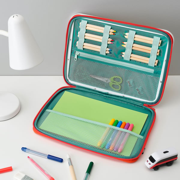 MÅLA Malette d'artiste, rouge, 14x11 "
