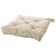 MALINDA Coussin de chaise, beige clair, 16/14x15x3 "