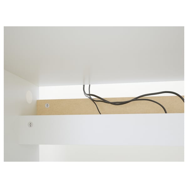 MALM Bureau, blanc, 55 1/8x25 5/8 "