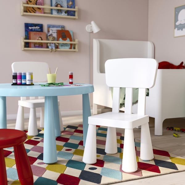 MAMMUT Chaise pour enfant, intérieur/extérieur/blanc