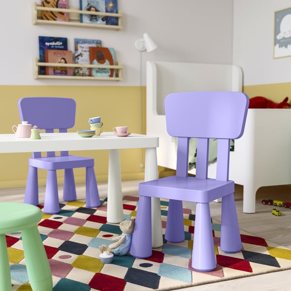 MAMMUT Chaise pour enfant, intérieur/extérieur/mauve