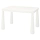 MAMMUT Table pour enfant, intérieur/extérieur blanc, 30 3/8x21 5/8 "