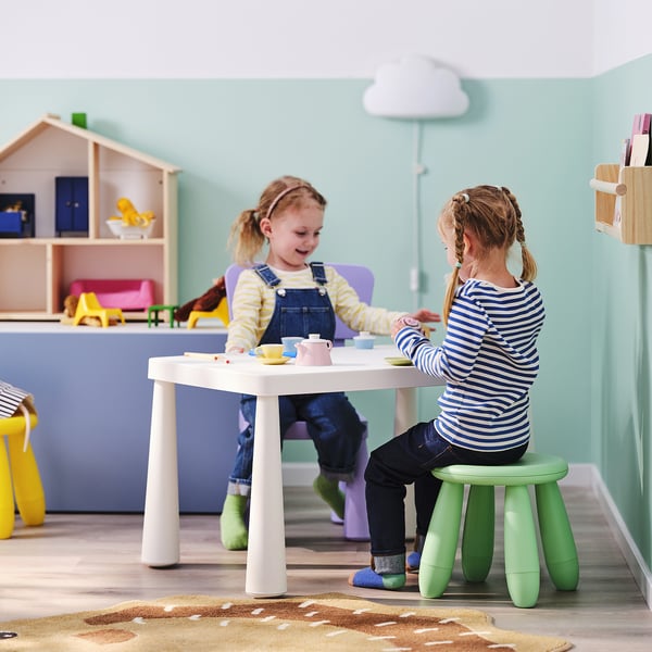 MAMMUT Tabouret pour enfant, intérieur/extérieur/vert clair