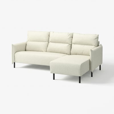 MANNARP Canapé avec méridienne, Gunnared beige