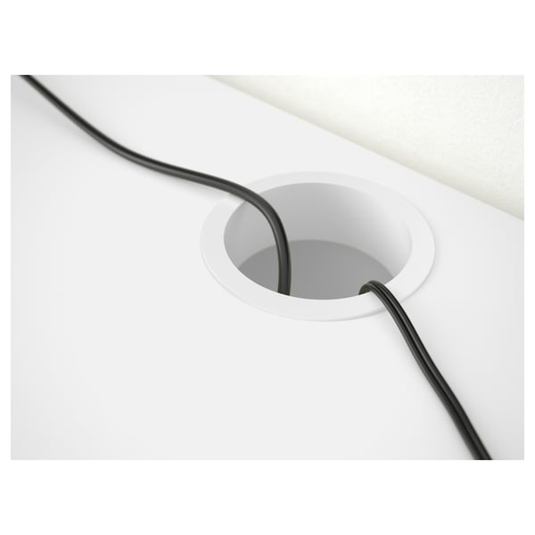 MICKE Bureau, blanc, 41 3/8x19 5/8 "