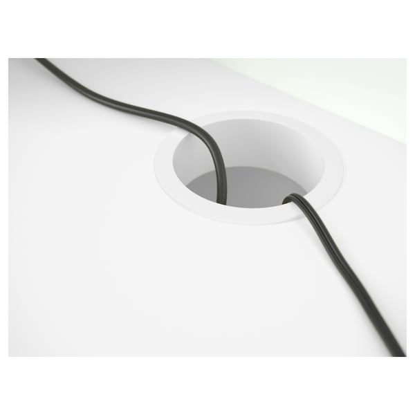 MICKE Bureau, blanc, 41 3/8x19 5/8 "