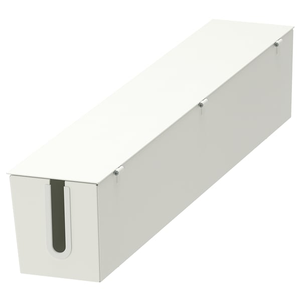 MITTZON Boîte câbles caisson à roulettes, blanc, 31 1/2x5 1/8 "