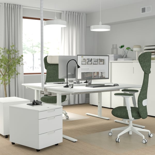MITTZON Module de branchement, blanc, 63x4 3/4 "
