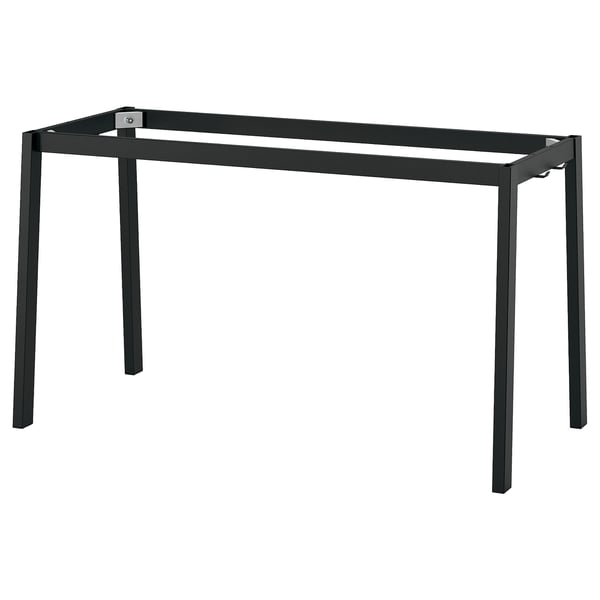 MITTZON Piètement table de conférence, noir, 55 1/8x26 3/4x28 3/4 "