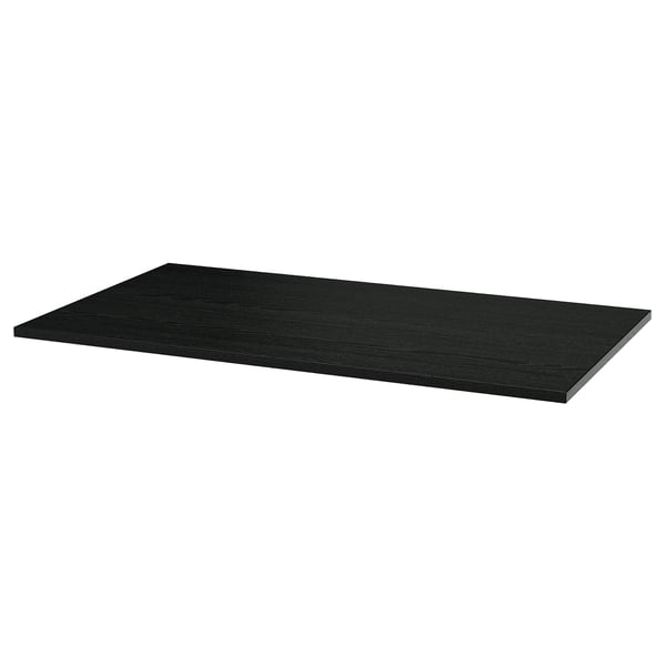 MITTZON Plateau complémentaire, teinté noir/frêne plaqué, 47 1/4x26 3/4 "