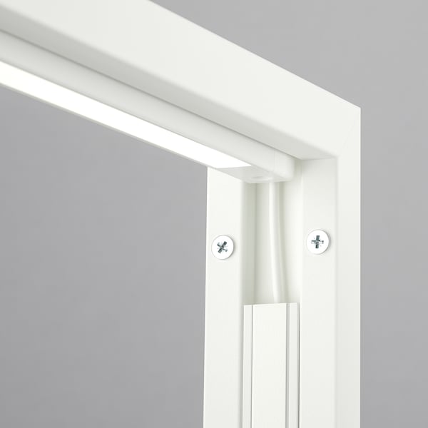 MITTZON Structure roulettes/bacs/bte câbles, blanc, 33 1/2x80 3/4 "