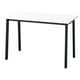 MITTZON Table conférence, blanc/noir, 47 1/4x26 3/4x29 1/2 "