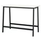 MITTZON Table conférence, blanc/noir, 55 1/8x26 3/4x41 3/8 "