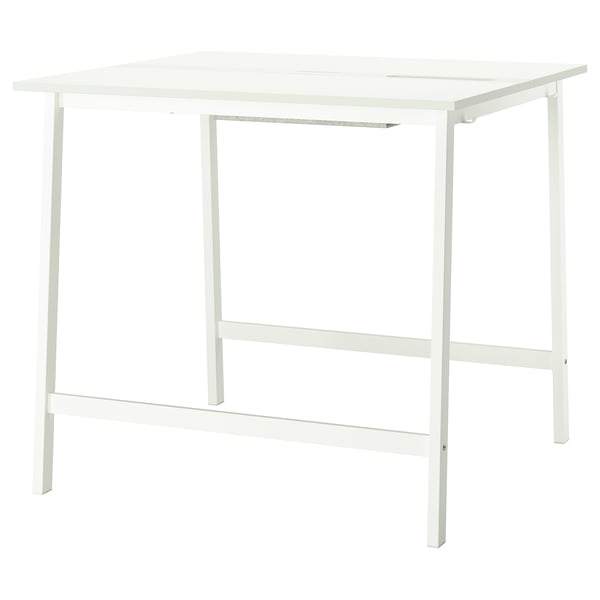 MITTZON Table conférence, blanc, 47 1/4x42 1/2x41 3/8 "