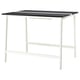 MITTZON Table conférence, frêne plaqué teinté noir/blanc, 55 1/8x42 1/2x41 3/8 "