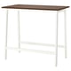 MITTZON Table conférence, noyer plaqué/blanc, 47 1/4x26 3/4x41 3/8 "