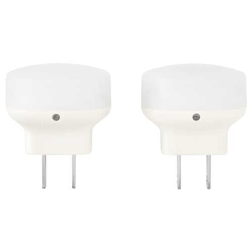 MÖRKRÄDD Veilleuse DEL avec capteur, blanc