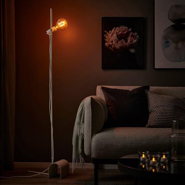 MOLNART Ampoule DEL E26 150 lumens, champignon verre clair brun, 5 "