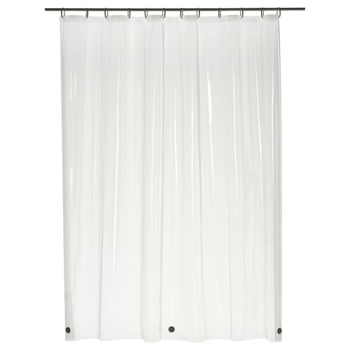 NÄLK Doublure de rideau de douche, transparent, 71x71 "