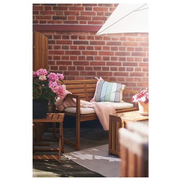 NÄMMARÖ Banquette, extérieur, teinté brun clair