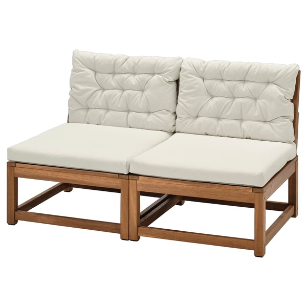 NÄMMARÖ Dossier pour canapé modulaire, ext, teinté brun clair, 23 5/8x22 1/4 "