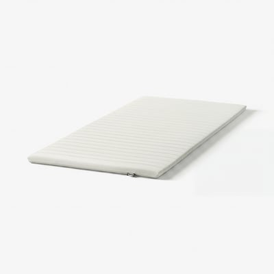 NÄSFJÄLLET Surmatelas, blanc, 1 place