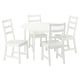 NÄSINGE / NORDVIKEN Table et 4 chaises, blanc/blanc, 47 1/4 "
