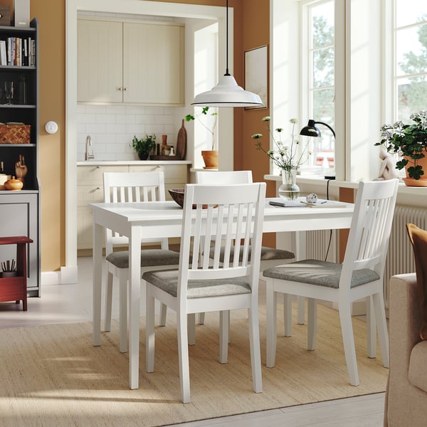 NÄSINGE Table, blanc, 51 1/8x31 1/2 "