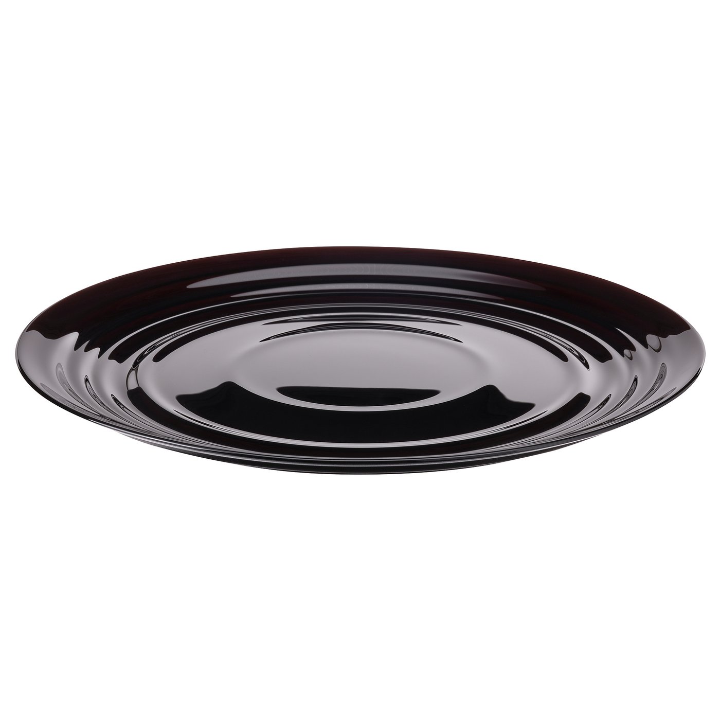 NÄTBARB Assiette, noir, 9 ½ "