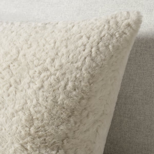 NÄTNÄVA Housse de coussin, beige, 19x19 "
