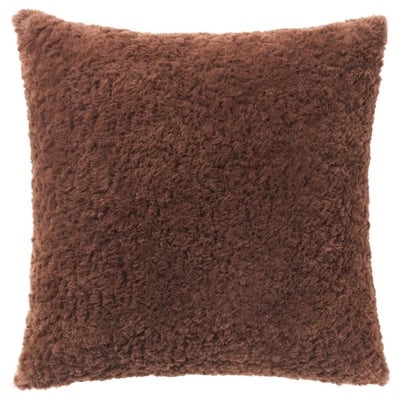 NÄTNÄVA Housse de coussin, brun, 19x19 "
