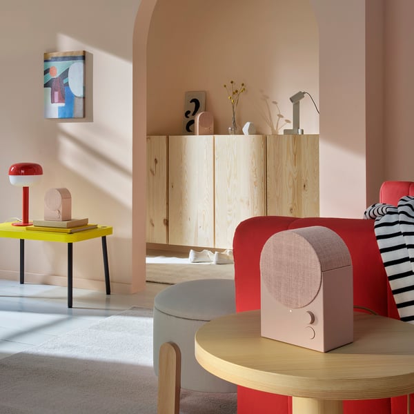 NATTBAD Haut-parleur bluetooth, rose