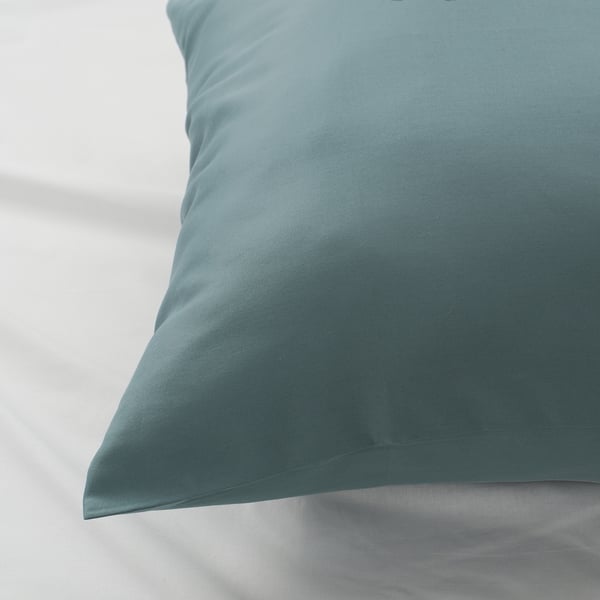 NATTJASMIN Ensemble draps, bleu-vert, 2 places
