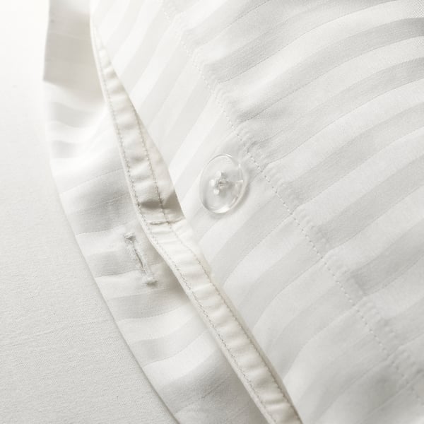 NATTJASMIN Housse de couette et taie(s), blanc, 1 place