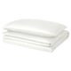 NATTJASMIN Housse de couette et taie(s), blanc, 1 place