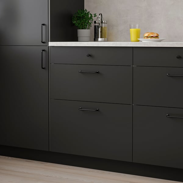 NICKEBO Façade de tiroir, mat anthracite, 36x15 "