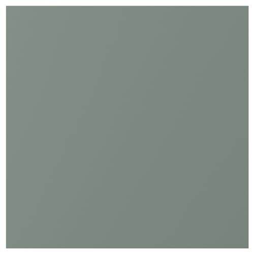 NICKEBO Façade de tiroir, mat gris-vert, 15x15 "