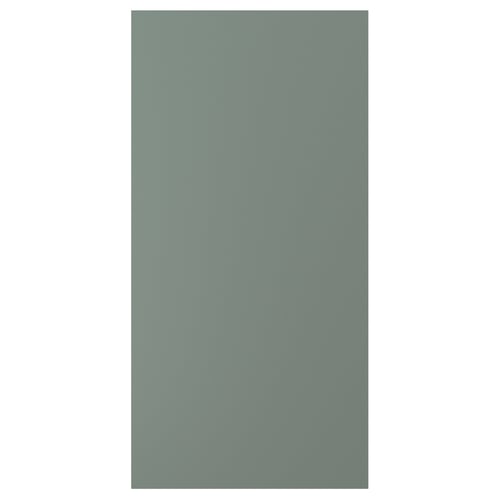 NICKEBO Panneau latéral de finition, mat gris-vert, 15x31 1/8 "