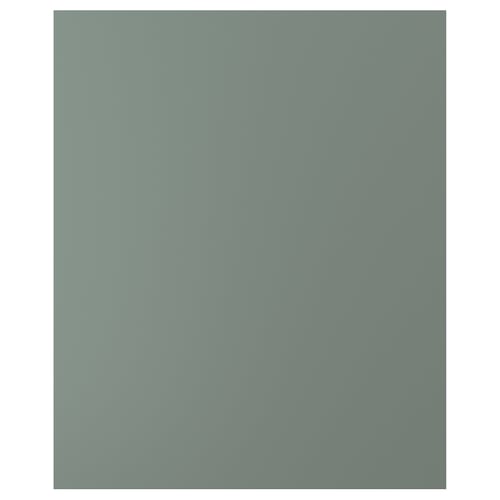 NICKEBO Panneau latéral de finition, mat gris-vert, 25x30 "