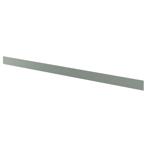 NICKEBO Plinthe, mat gris-vert, 84x4 1/2 "