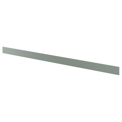 NICKEBO Plinthe, mat gris-vert, 84x4 1/2 "