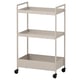NISSAFORS Desserte, beige, 19 7/8x11 3/4x32 5/8 "
