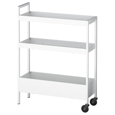 NISSAFORS Desserte, blanc, 19 7/8x7 1/2x26 3/8 "